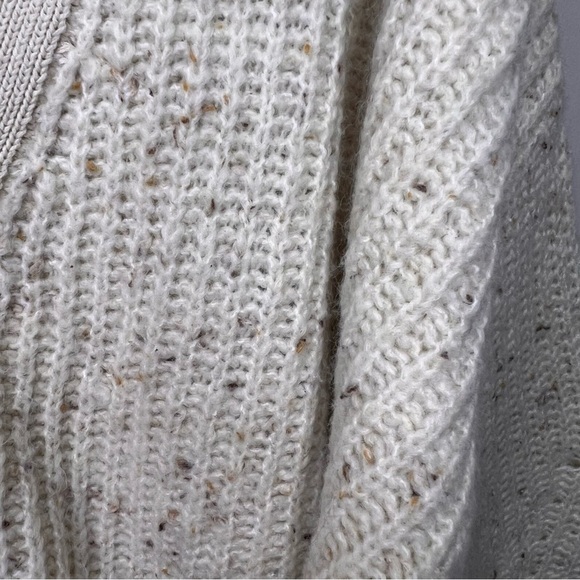 Old Navy Shaker-Stitch Button-Front Speckled Cardigan Sweater Size XXL Oversized - Picture 9 of 12